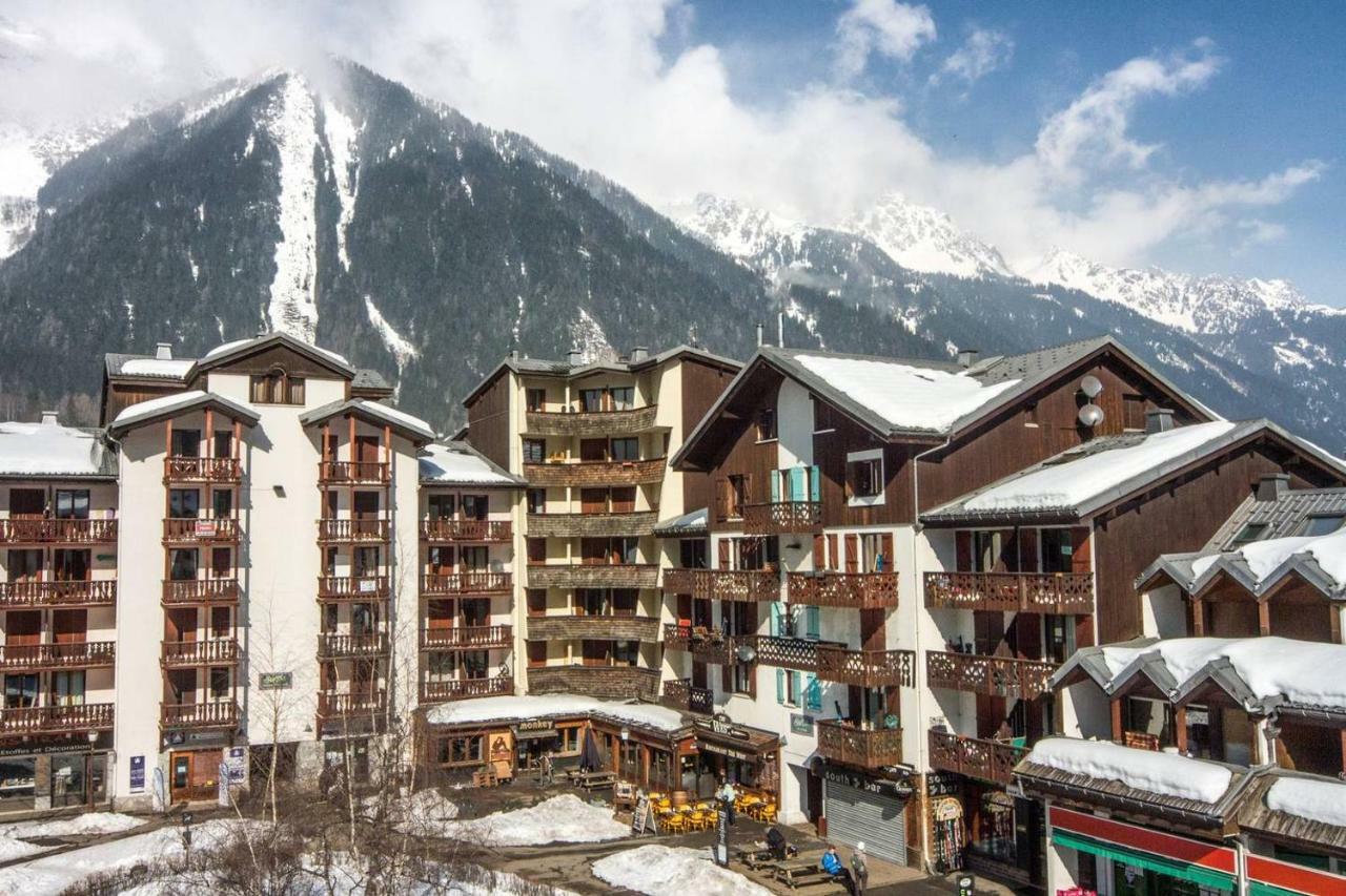 Cozy Chamonix Ski Studio With Mountain Views Luaran gambar