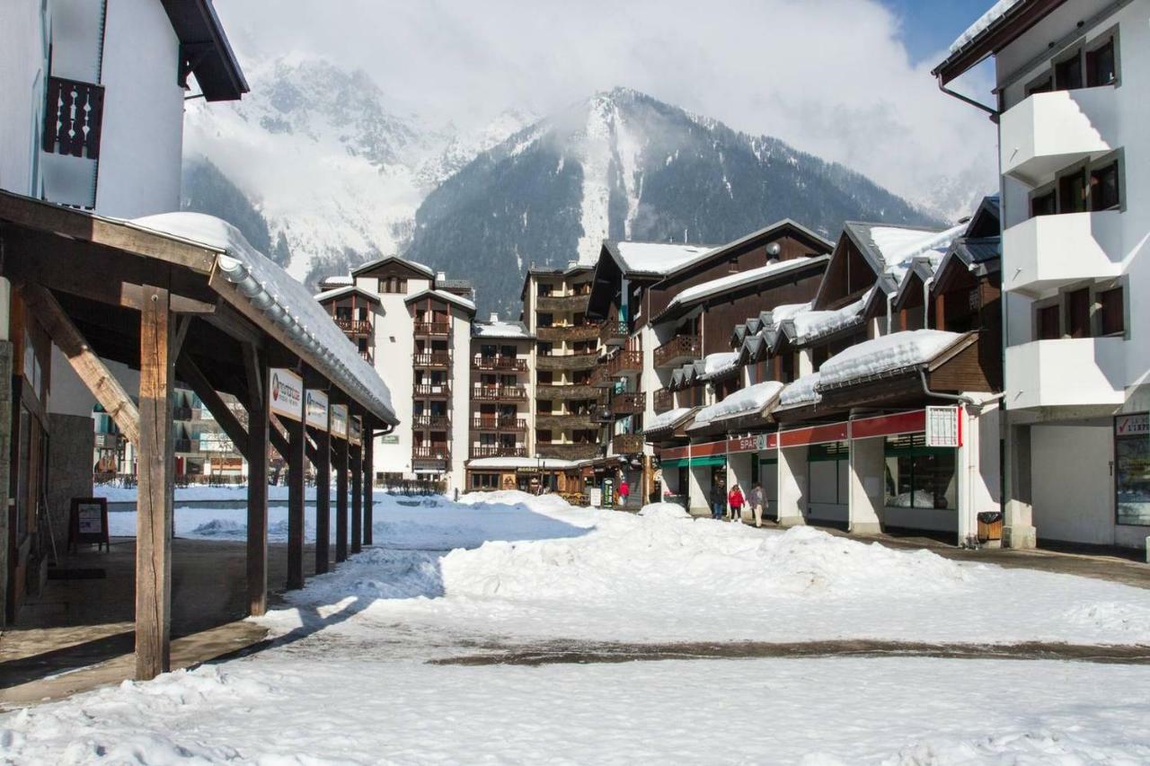 Cozy Chamonix Ski Studio With Mountain Views Luaran gambar